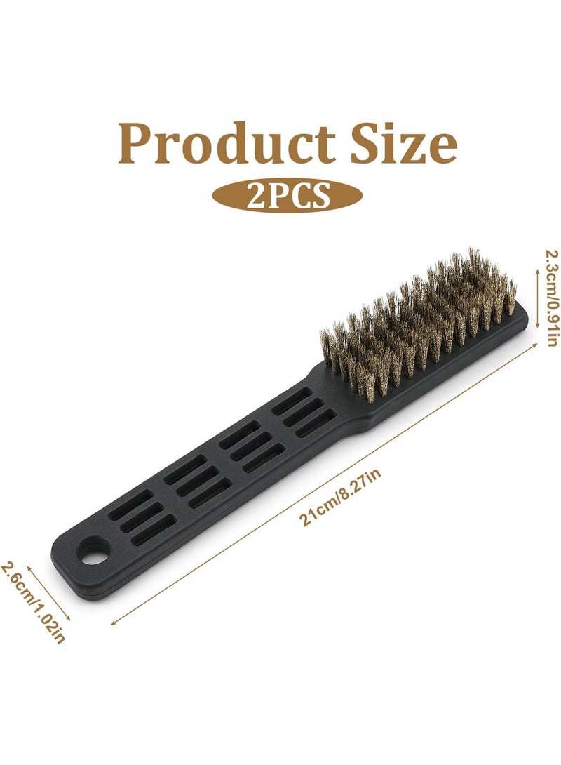 2 Pack Bowling Shoe Brushes Heavy Duty Shoe Scrubber Shoe Cleaning Brushes Multifunctional Shoes Bowling Accessories for Men Women Sports Shoes Outdoor Cleaning - Image 2